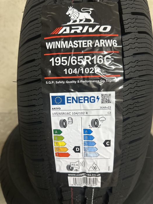 Нови зимни бусови гуми ARIVO Winmaster 195/65R16C 104/102R НОВ DOT