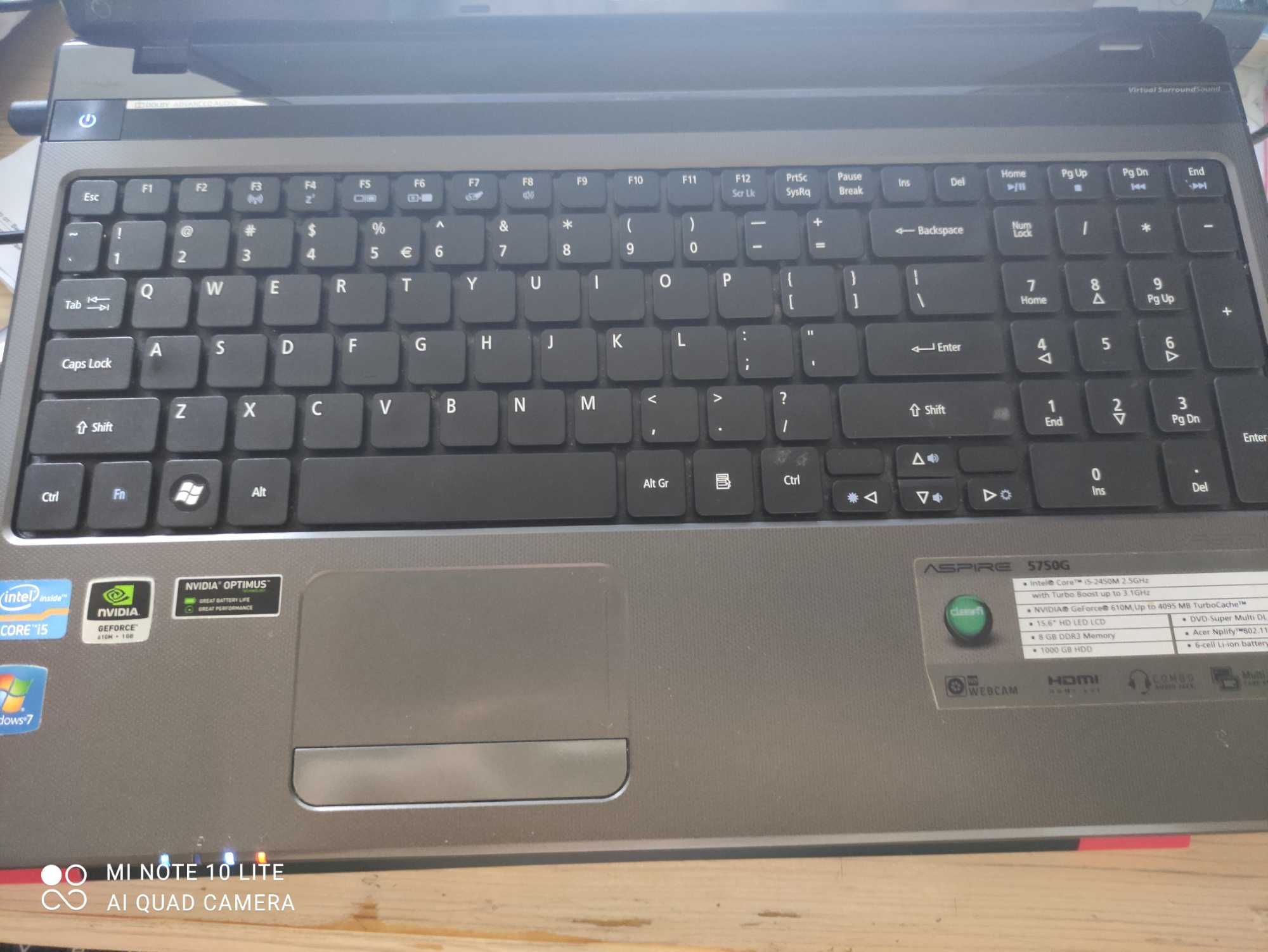 Лаптоп Acer Aspire 5750G
