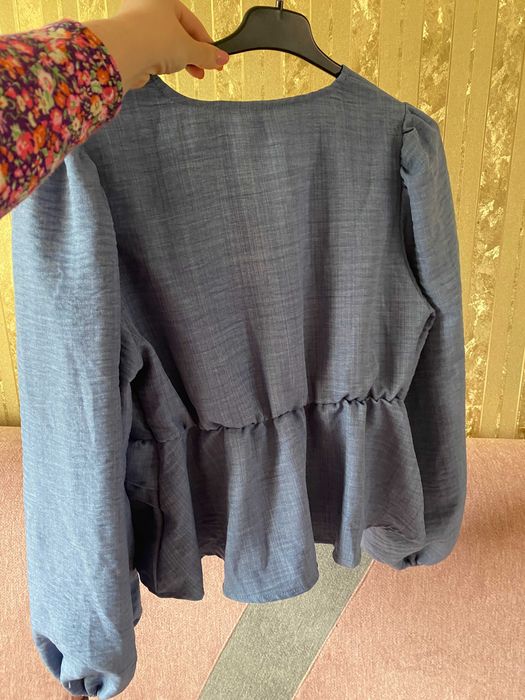Bluza camasa eleganta ocazie cu trandafiri femei maneca lunga marime L