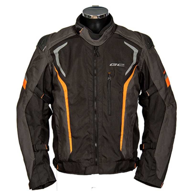 Geaca Moto Noua impermeabila GRAND CANYON Malibu Negru-Portocaliu