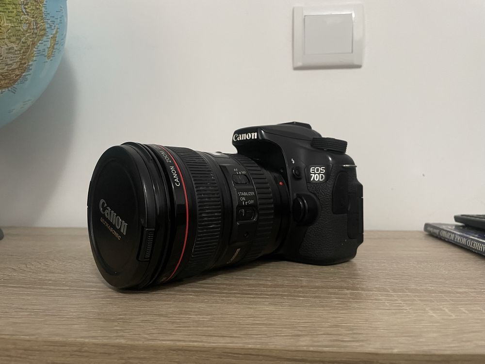 Фотоапарат Canon eos 70d+обективи и аксесоари