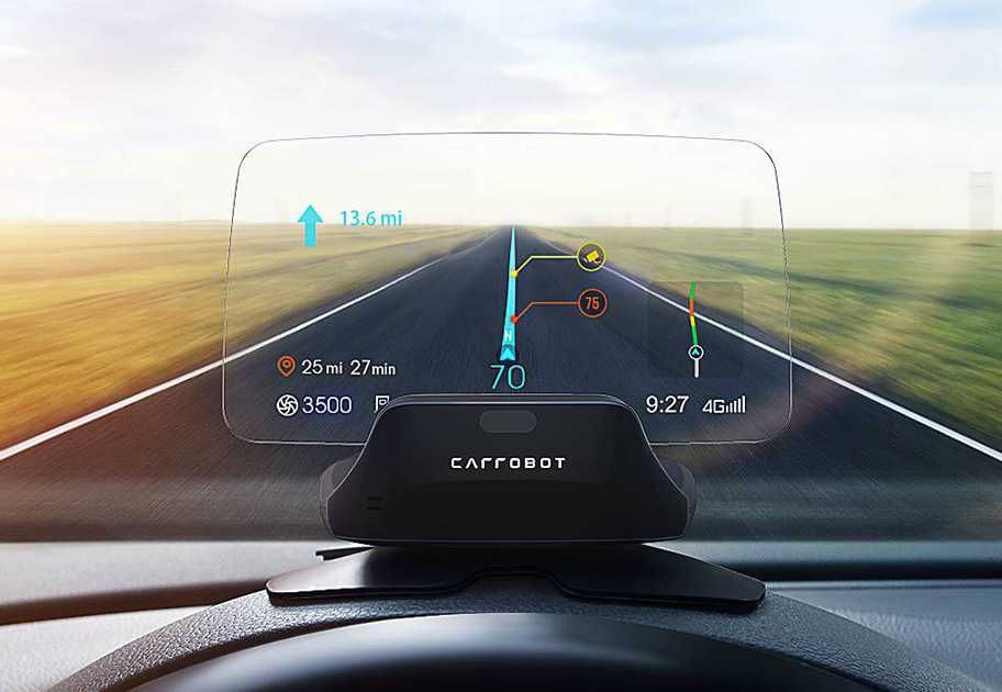 Проекционный дисплей в авто Carrobot HUD Bluetooth Version