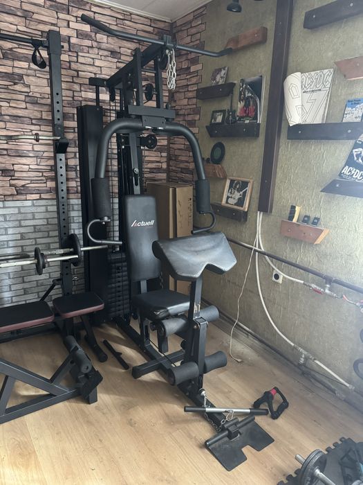 Гладиатор + фитнес уреди и тежести