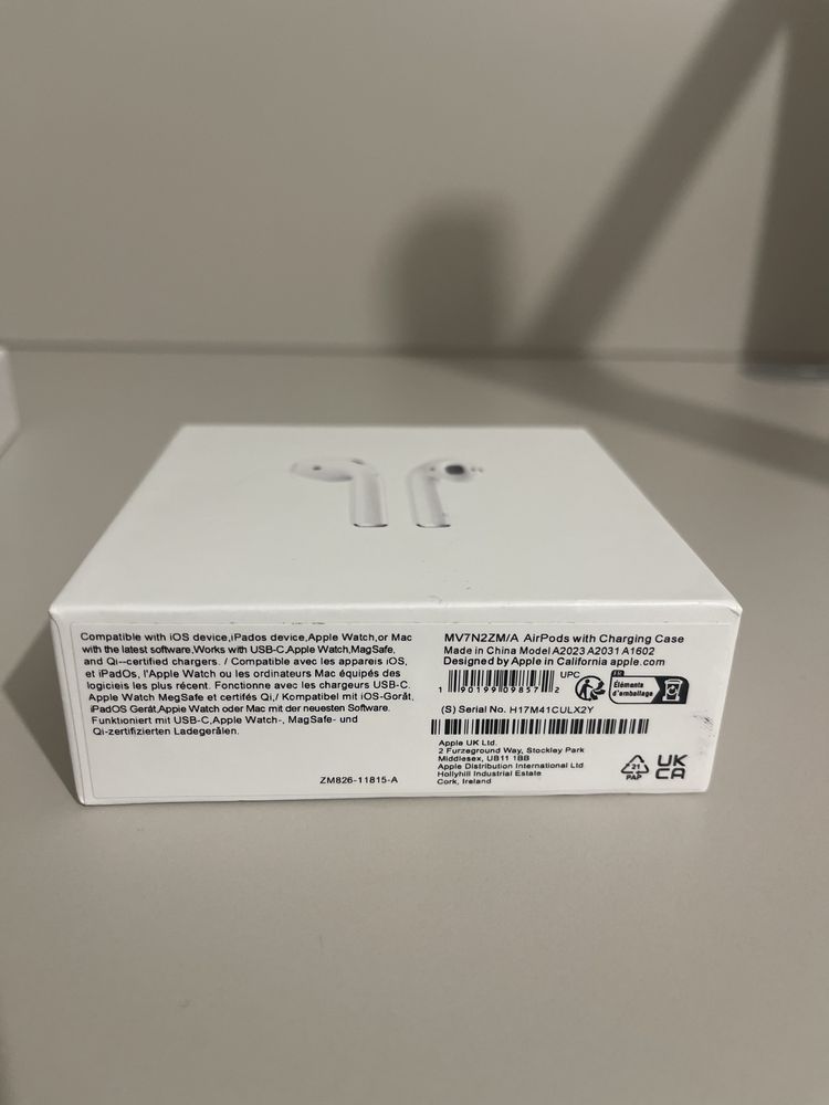 AirPods gen 2 aproape noi