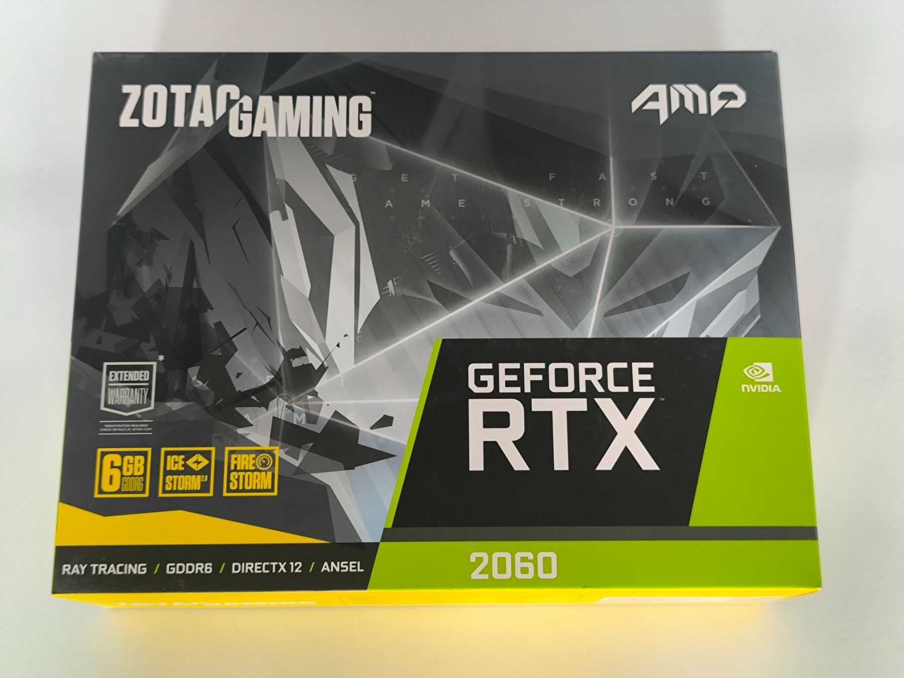 Видео карта Zotac AMP OC RTX 2060 6gb