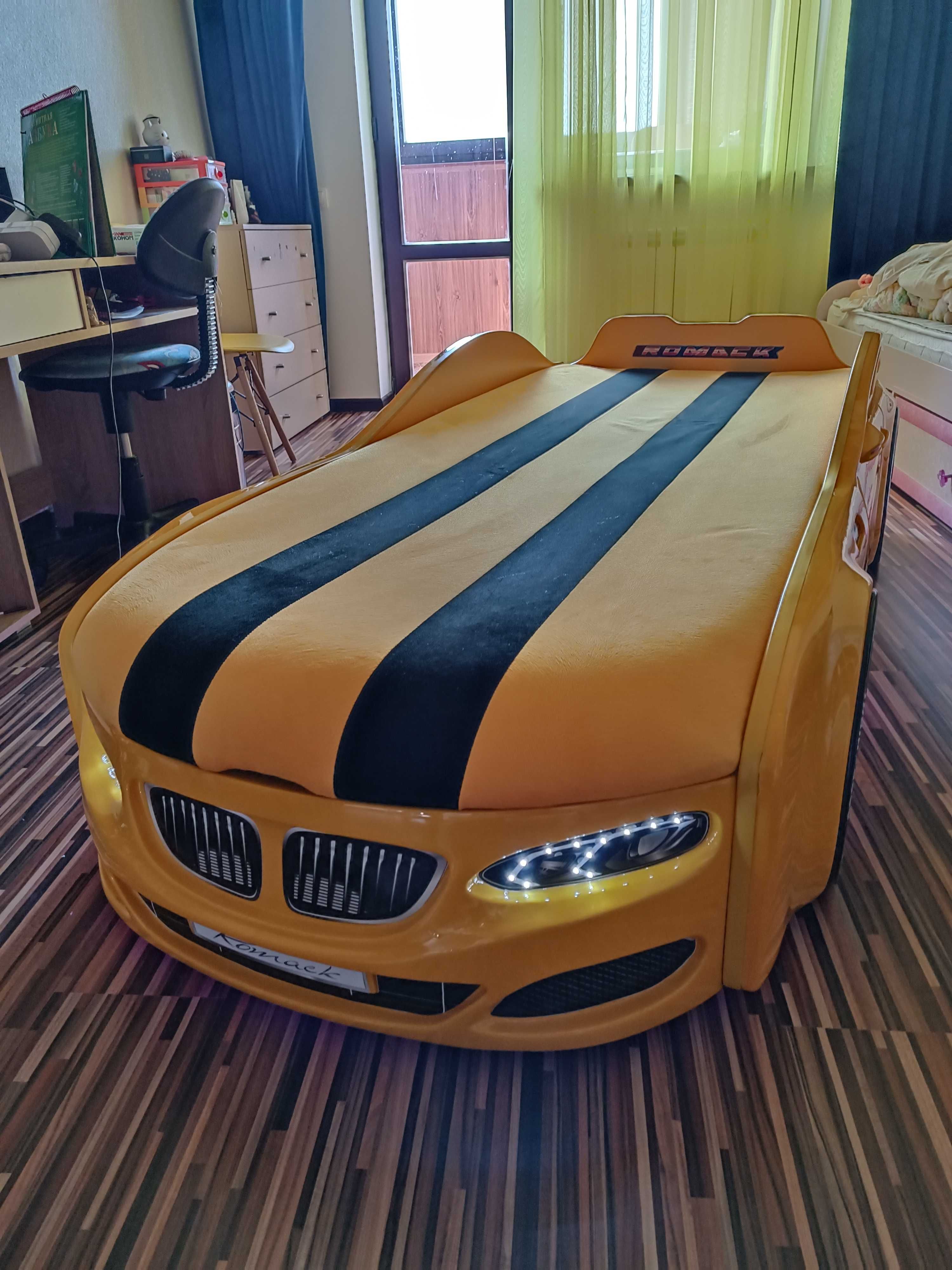 Детская кровать BMW с подсветкой
