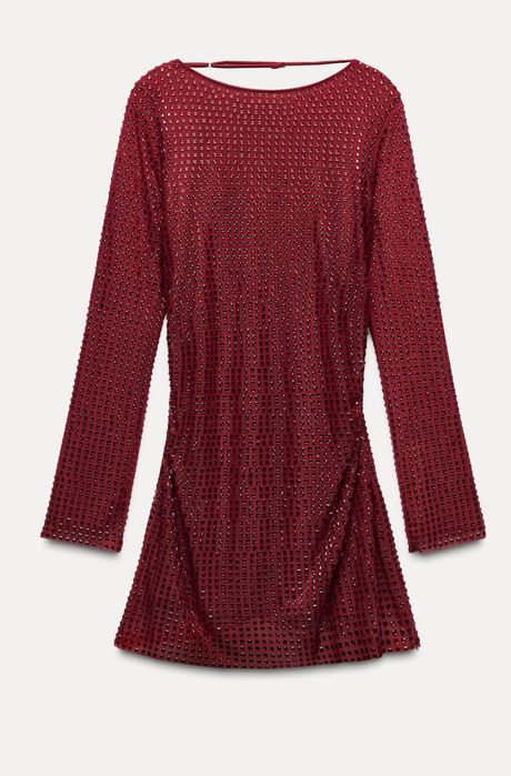 Рокля с камъни zara