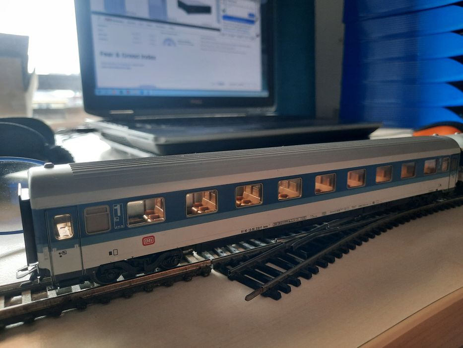 Vagoane calatori deosebite Marklin intercity DB detaliate pt colectie