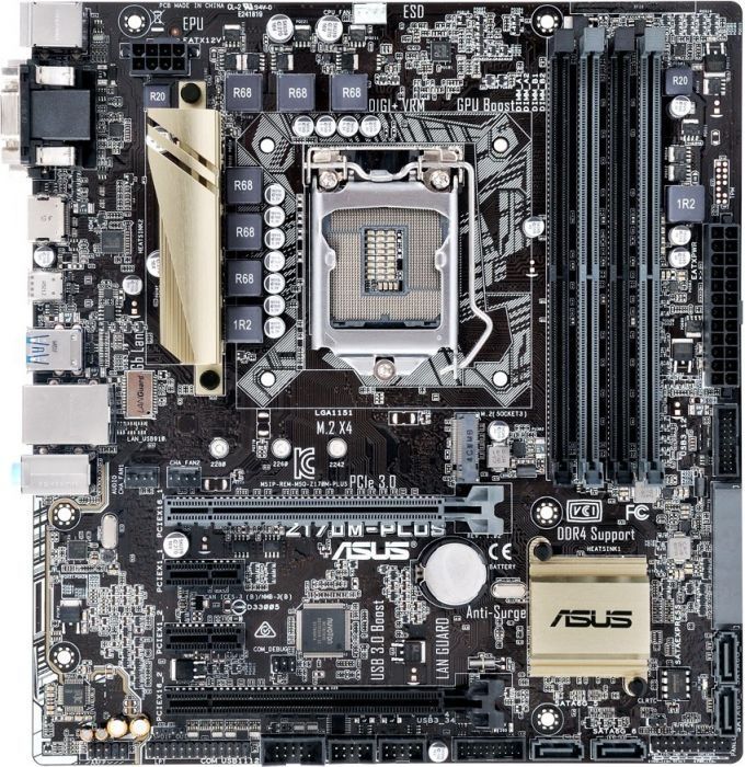 Z170M-Plus asus в идеале