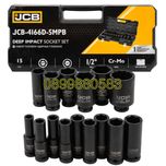 Дълбоки ударни вложки комплект 6-стенни 15части (10-36мм) JCB