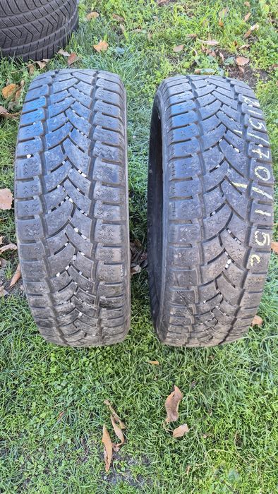 215 70 15 с 2бр зимни гуми вредстеин 7мм граифер без лепенки дот 16