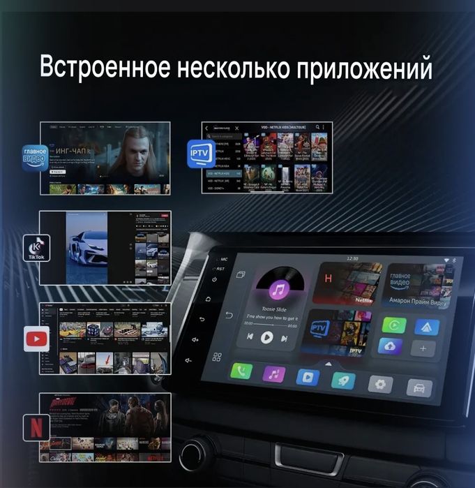 Карплей-CarPlay Mini Ai Box Android13 Поддержка Ютуб