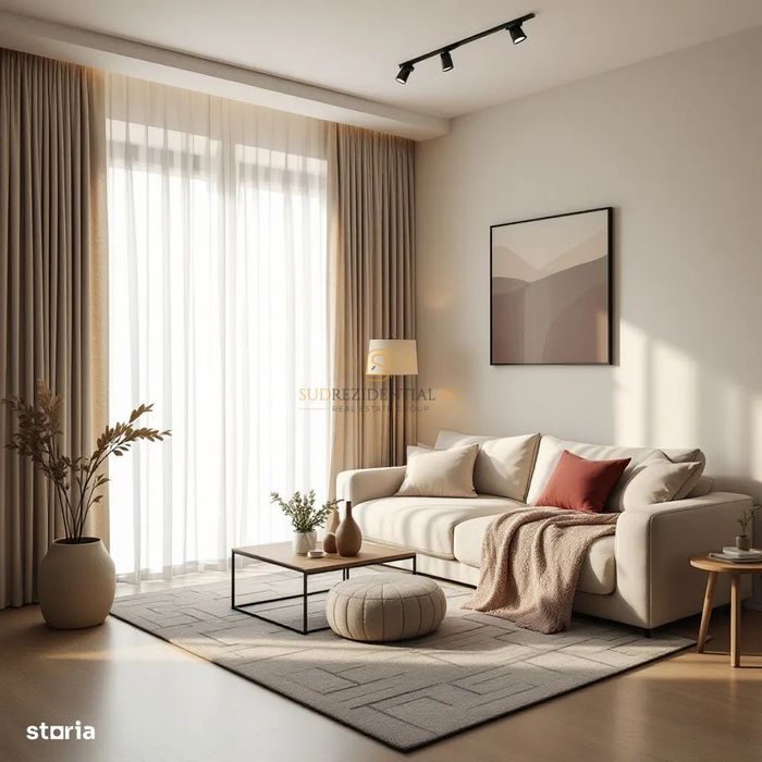 Apartament nou, modern - 2 camere + curte 50.4 mp - Vidra, Ilfov