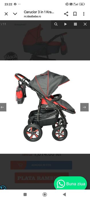 Căruț Krausman 3 in 1 de vanzare