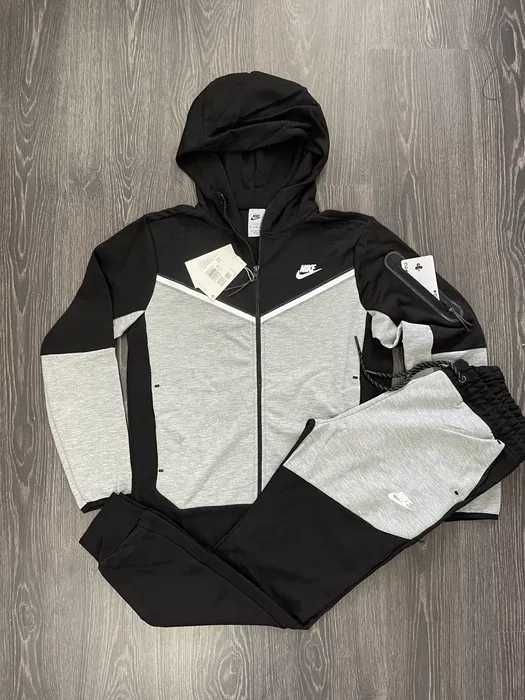 Nike TECH Fleece Negru-Gri | Produs PREMIUM 2023