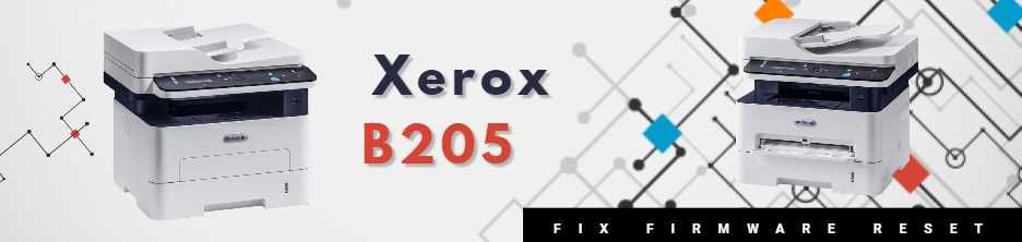 Imprimanta Multifunctional Xerox B205 NOU wireless RESOFTAT fara cip