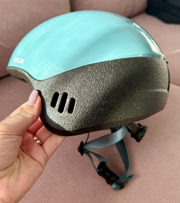 Cască schi/săniuș 2 în 1 Turcoaz Copii 44 / - 49 cm - 2XS