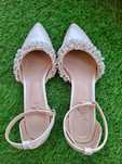 Pantofi mireasa cu toc jos, Jasel, model Lilia, nr 39
