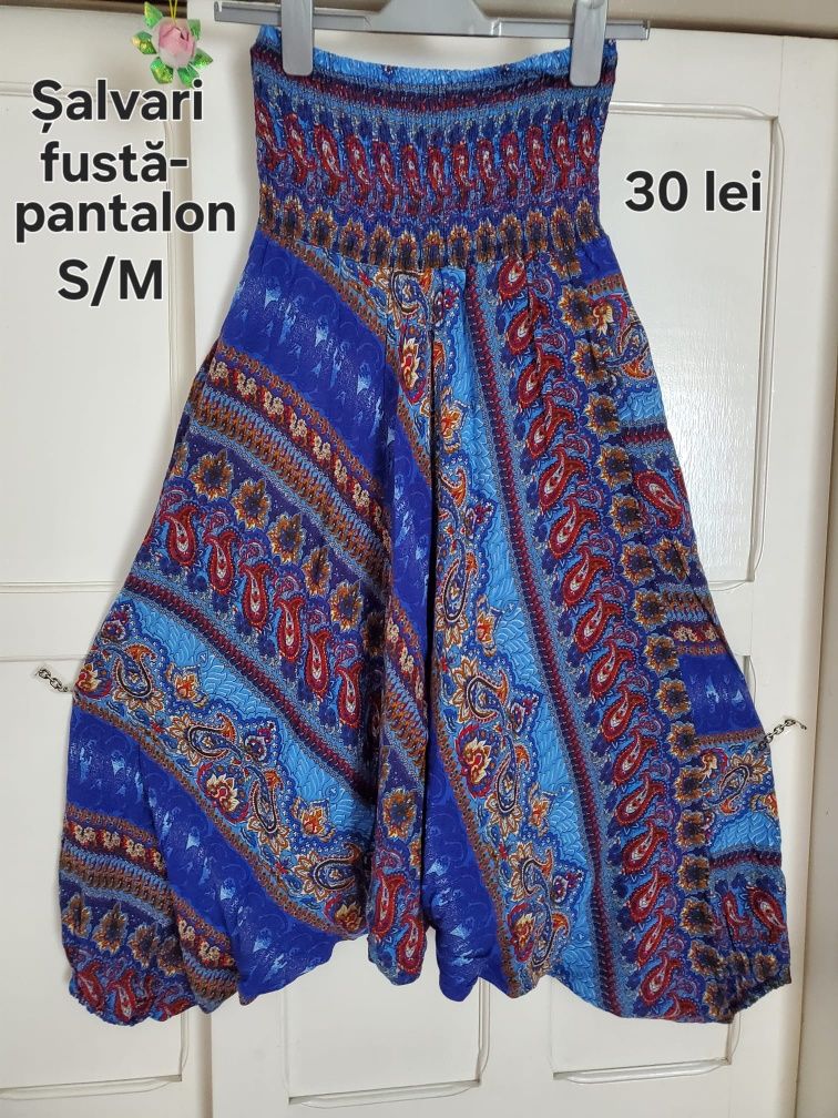 Pantaloni plajă,șalvari damă