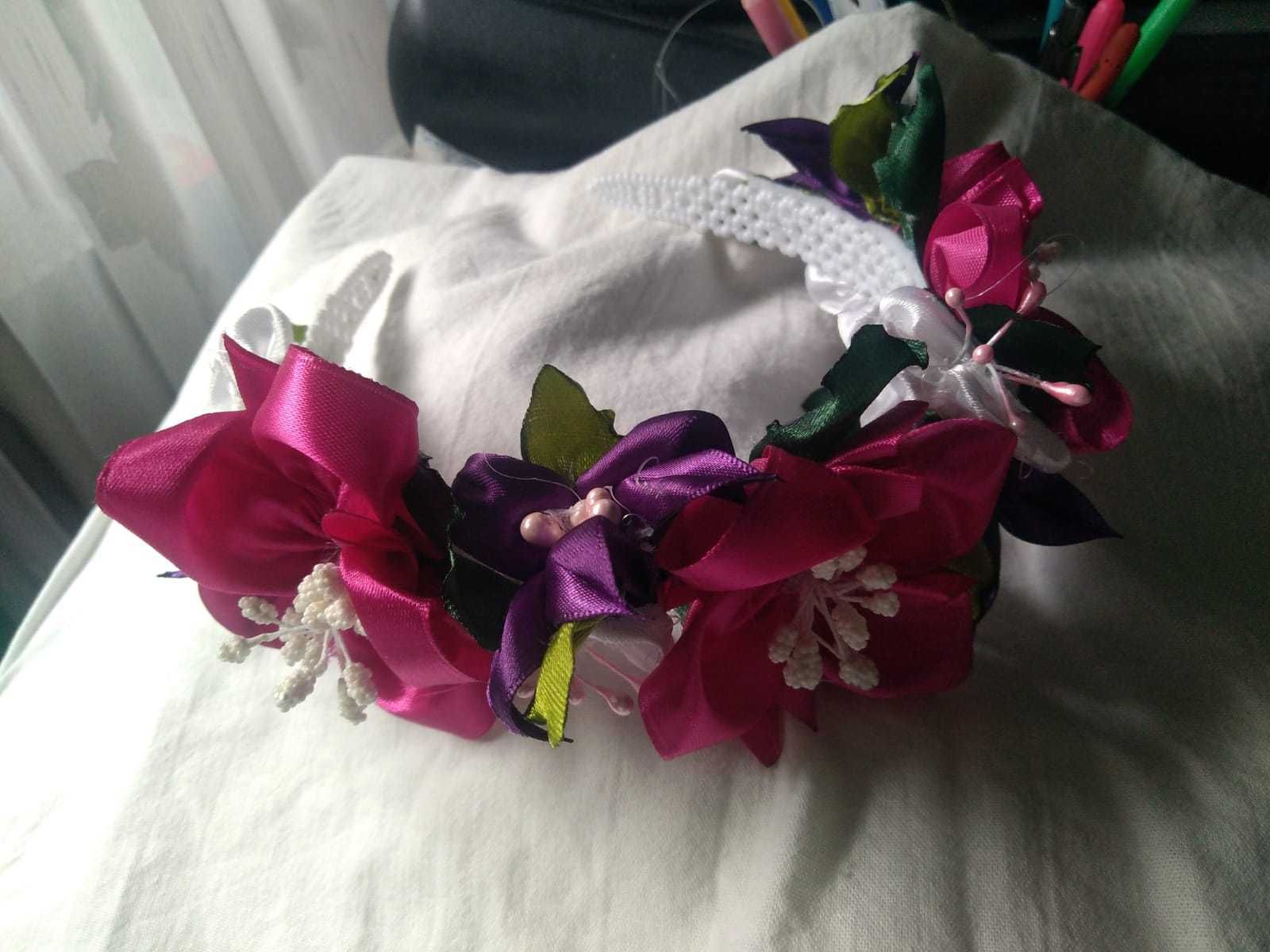Diademe/coronite la comanda din flori handmade