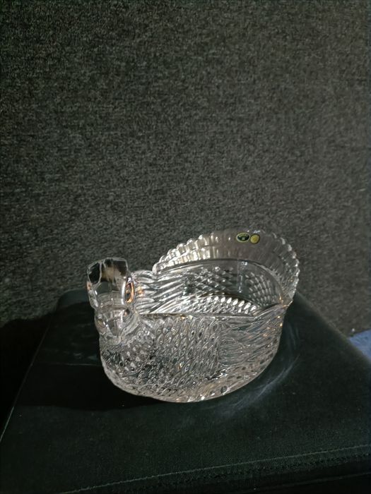 Vas Cristal (model Paun)