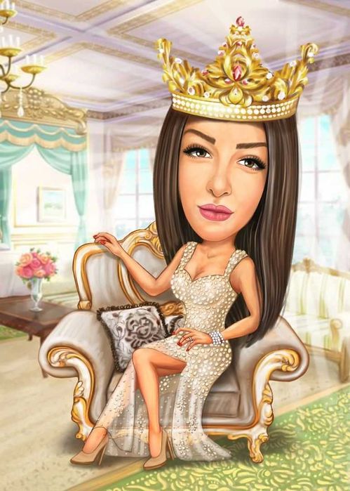 Карикатури по снимка , изработка на карикатура за подарък , рожден ден