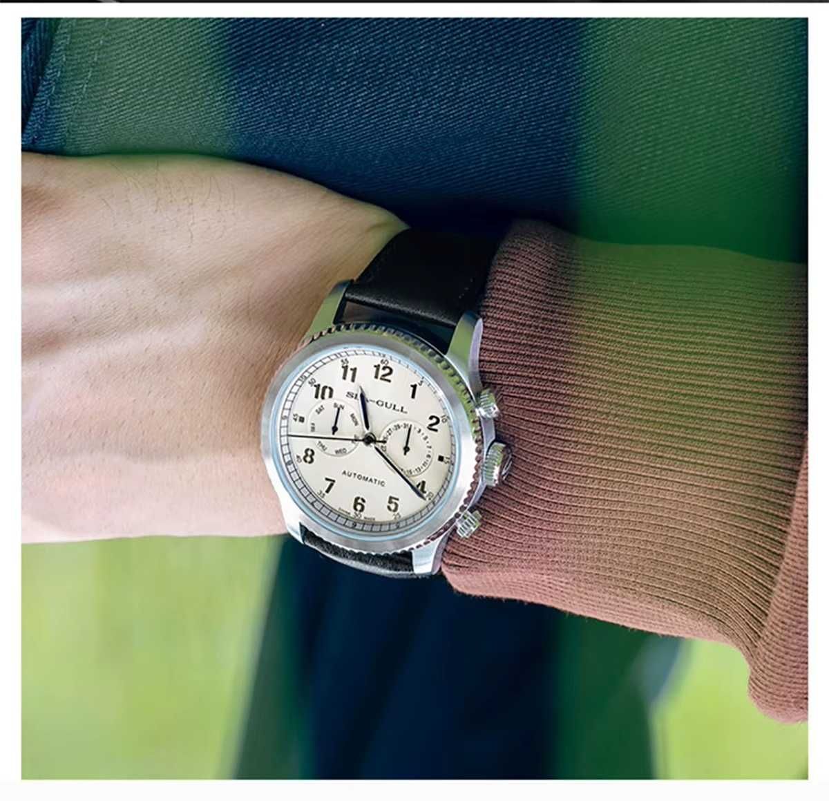 Seagull Pilot 43 mm Safir Mecanic Automat ST2502