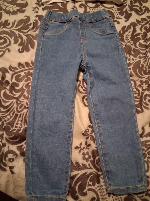 Blugi si bluzita MANGO fetite 2-3 ani