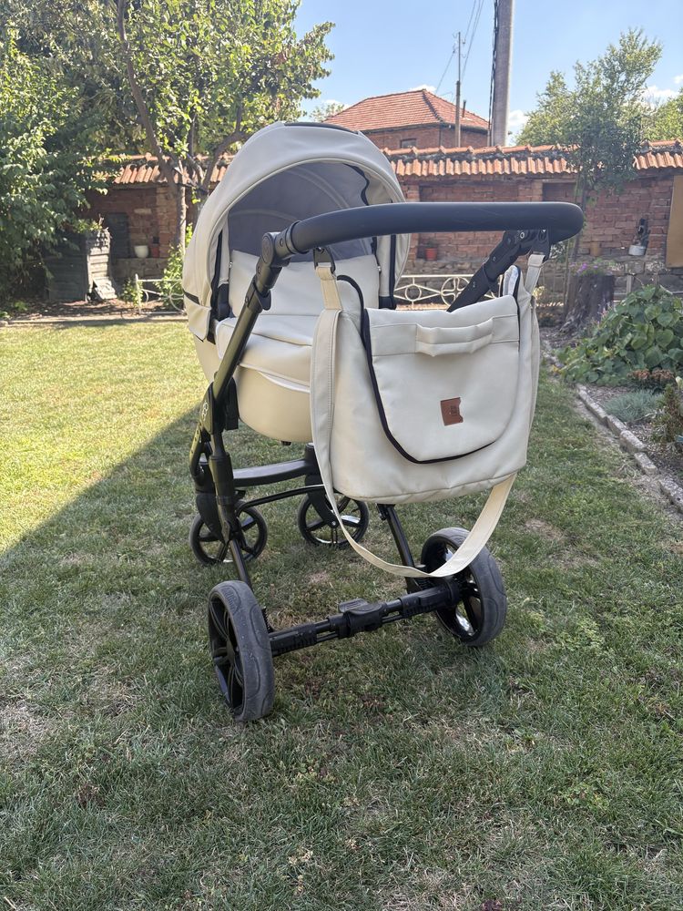 Детска количка Dada Paradiso MAX 500 Almond milk 3in1