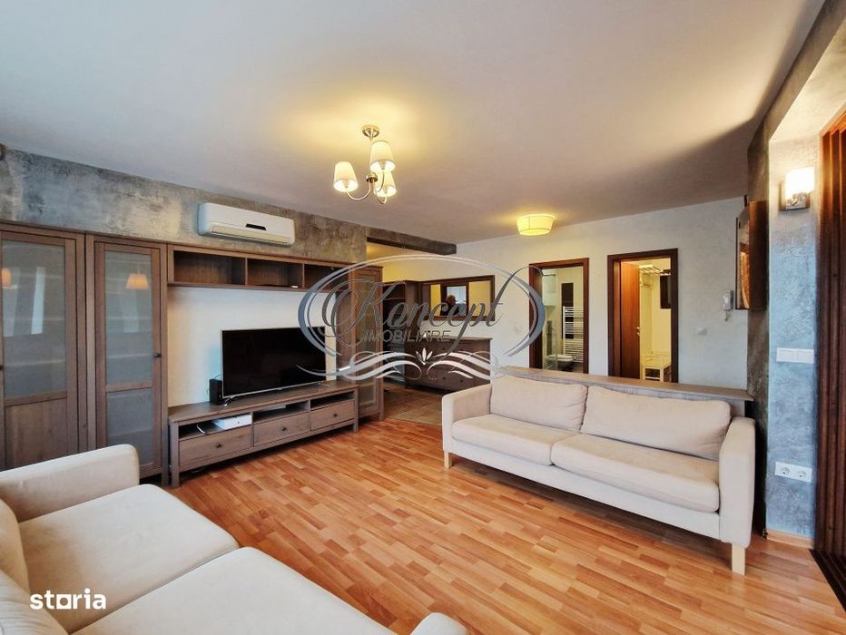 Apartament luminos cu 2 locuri de parcare si terasa, cartier Grigoresc