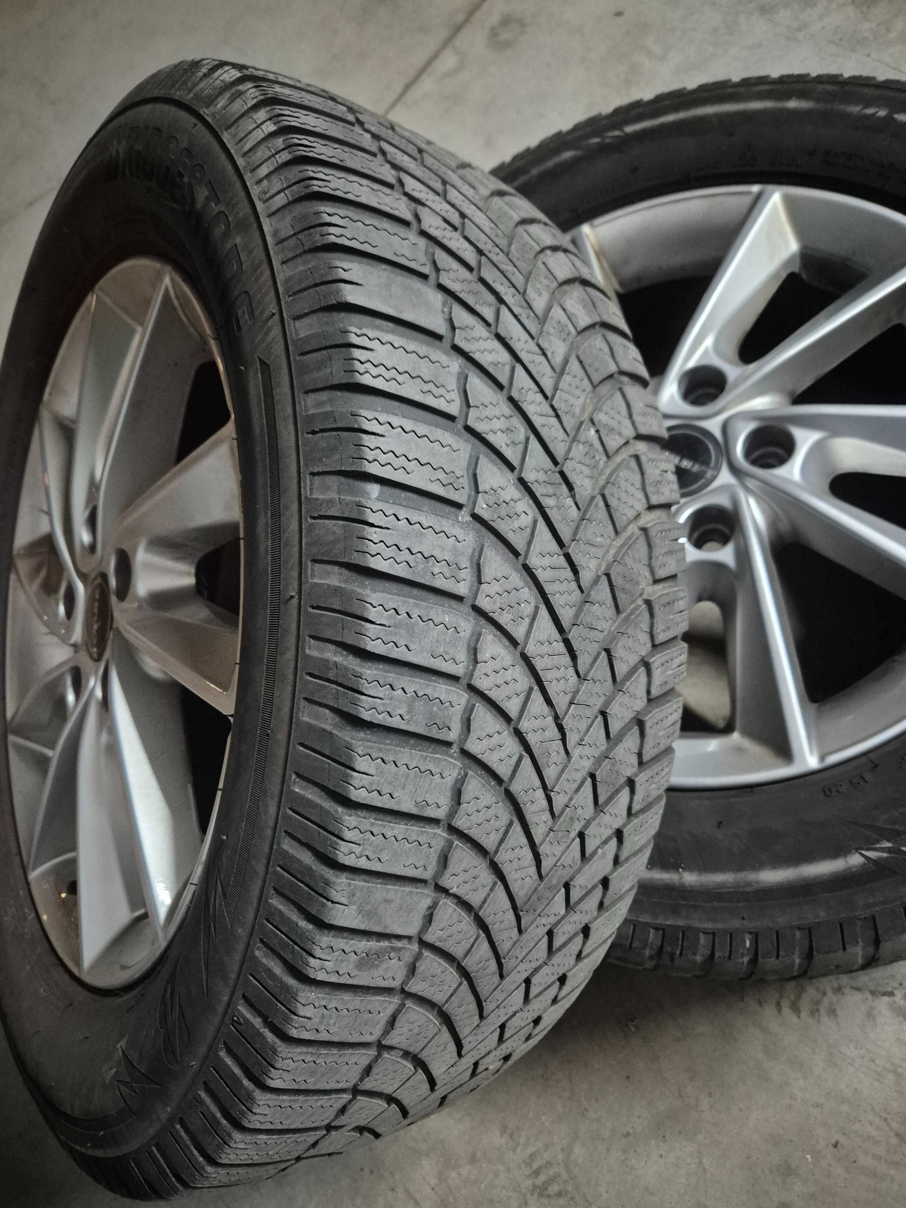 Немски алуминиеви джанти BORBET 16" Vw Audi Skoda Seat със зимни гуми