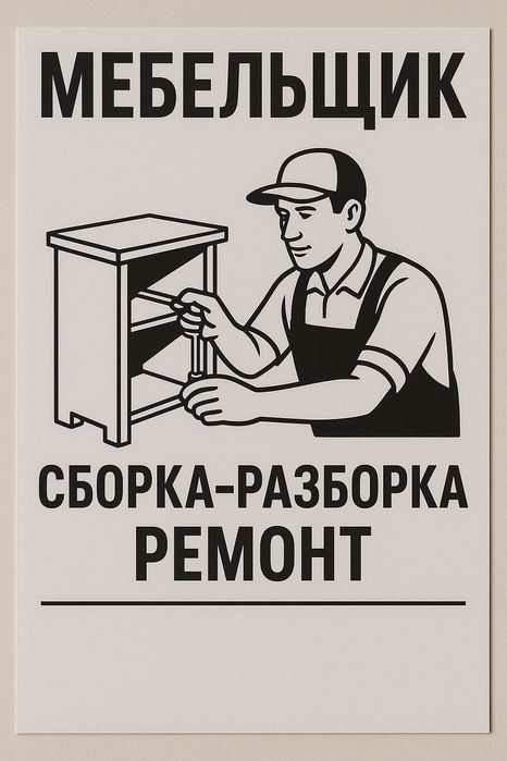 Сборка установка мебели мастер
