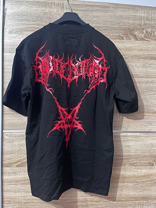 Tricou Gri Vetements Graphic Design Tee size M