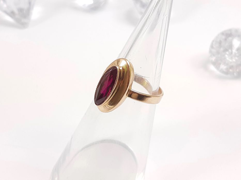 Златен пръстен 585 с рубин – 4.33 г