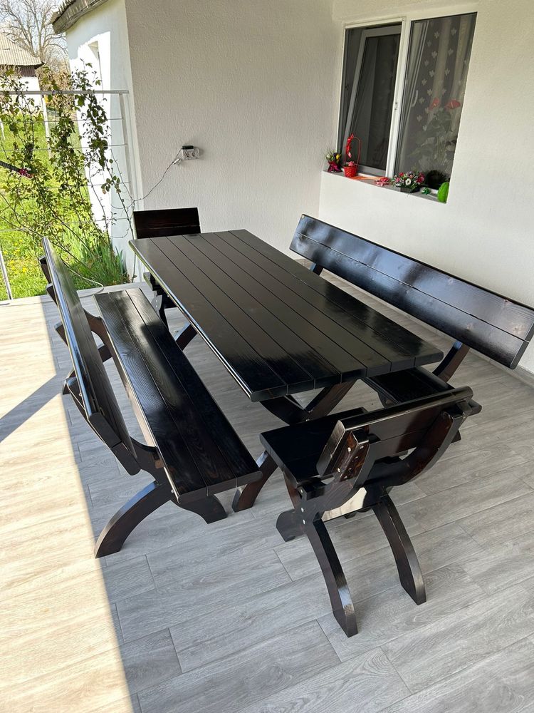 Mobilier de gradina. Masa banca si scaun foisor, terasa, filigorie