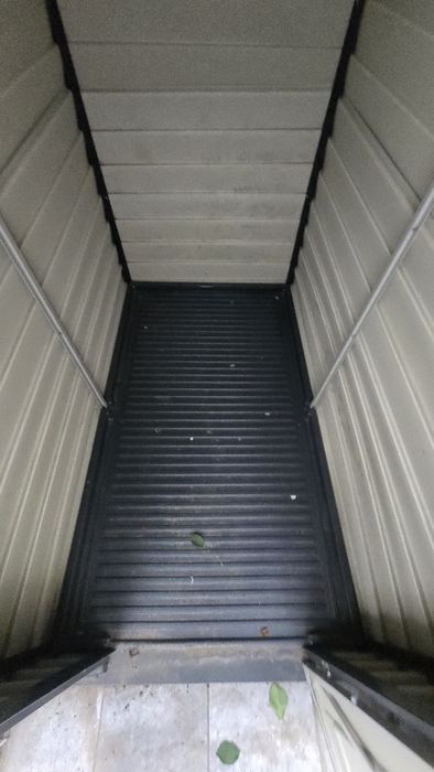 Magazie grădină Duramax EverMore 4x6, 102x165 cm gri, plastic,impecabi