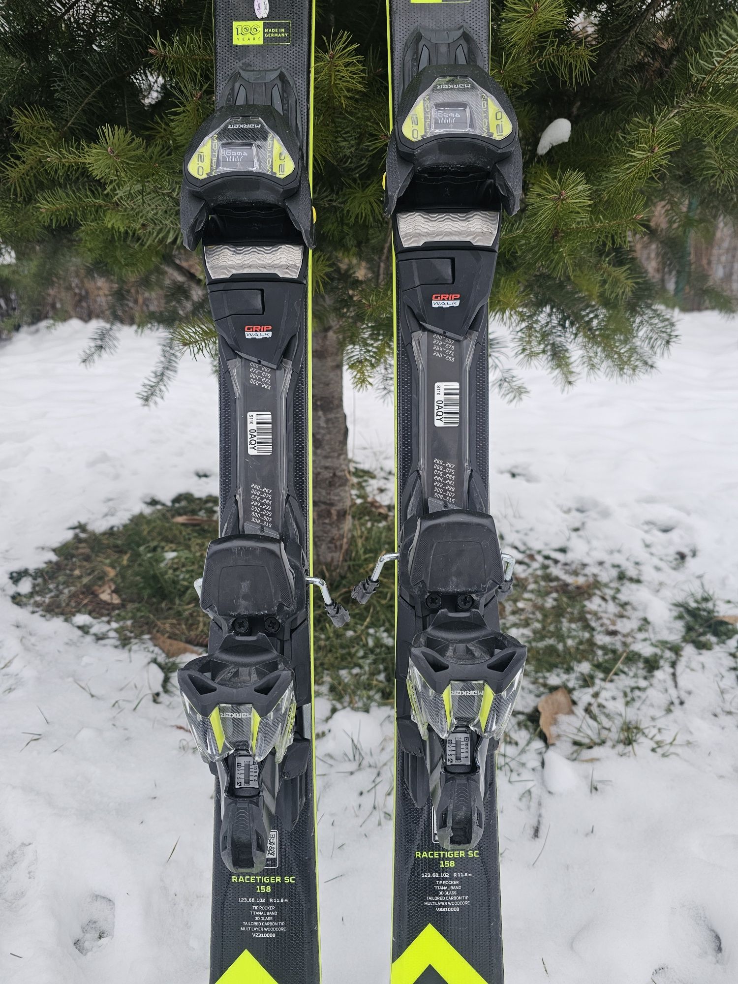 Нови ски Volkl Racetiger SC 158см модел2024