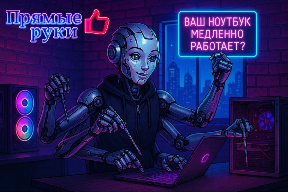 Сервис центр: ПРЯМЫЕ РУКИ. Ремонт ноутбуков, принтеров и компьютеров
