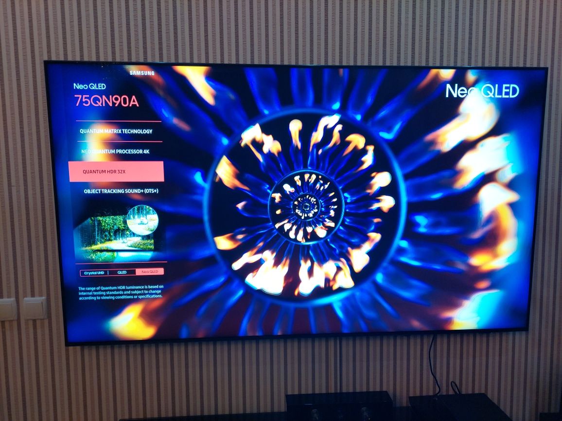 Телевизор Neo QLED Samsung QE-75QN90B 75" (Новинка 2022) Mini Led
