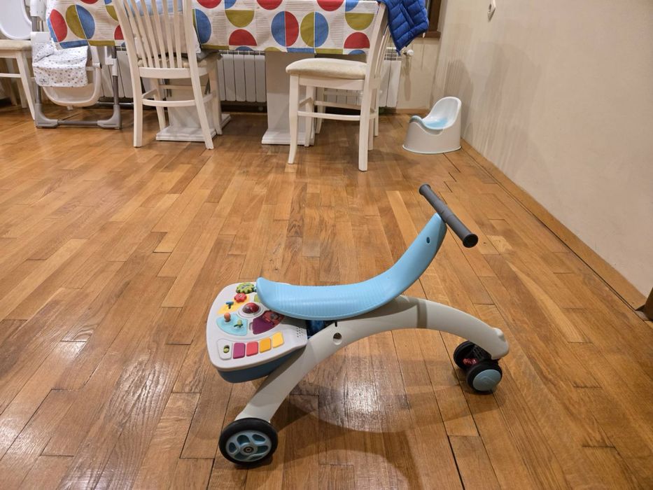 Бебешка тротинетка колело проходилка