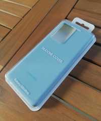 Husa Silicone Cover Samsung S20 Ultra Alcantara albastru Originala

Pr