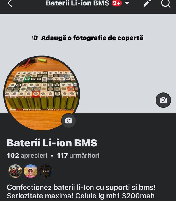 Reparatii/Confectionez baterii Li-Ion celule LG MH1 3200