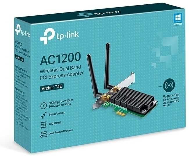 Сетевая карта TP-Link Archer T4E (новый в упаковке не открывался)