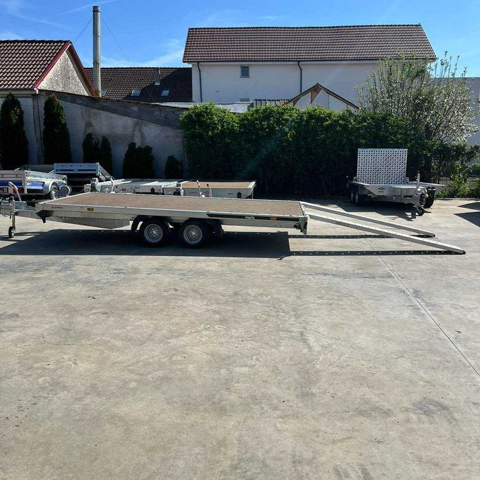Remorca trailer auto GT Plateau 450×211 dublu ax 2700kg