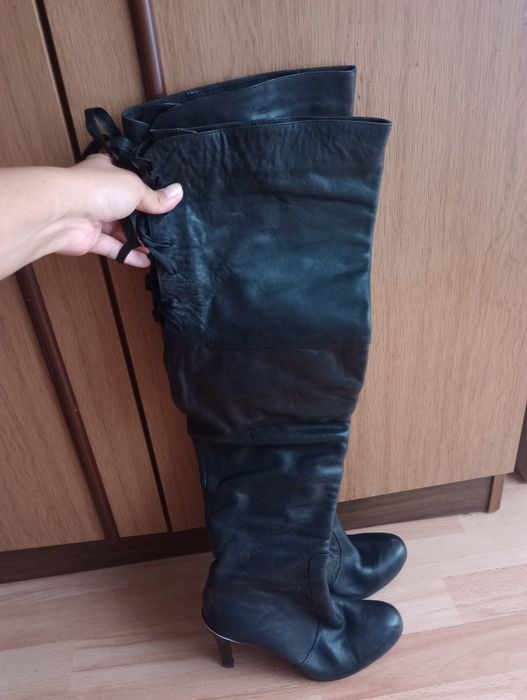 Дамски чизми. Естествена кожа