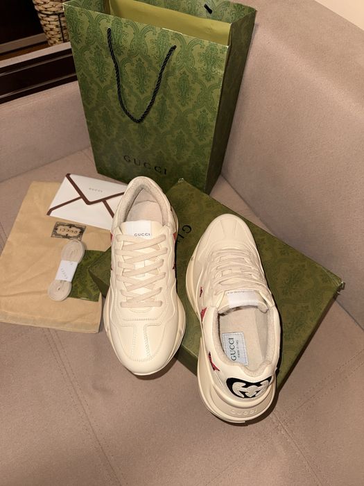 Adidasi Gucci Rython piele naturala  // Editie limitata