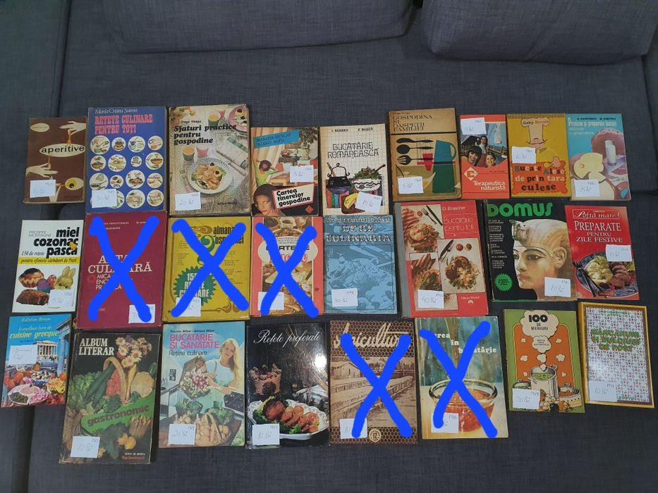 Carti de bucate vechi