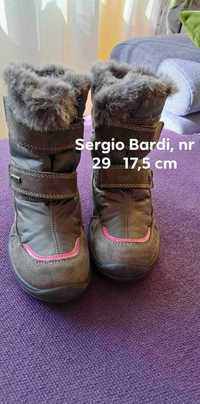 Cizme cu lana in interior Sergio Bardi, nr 29, 17.5 cm interior