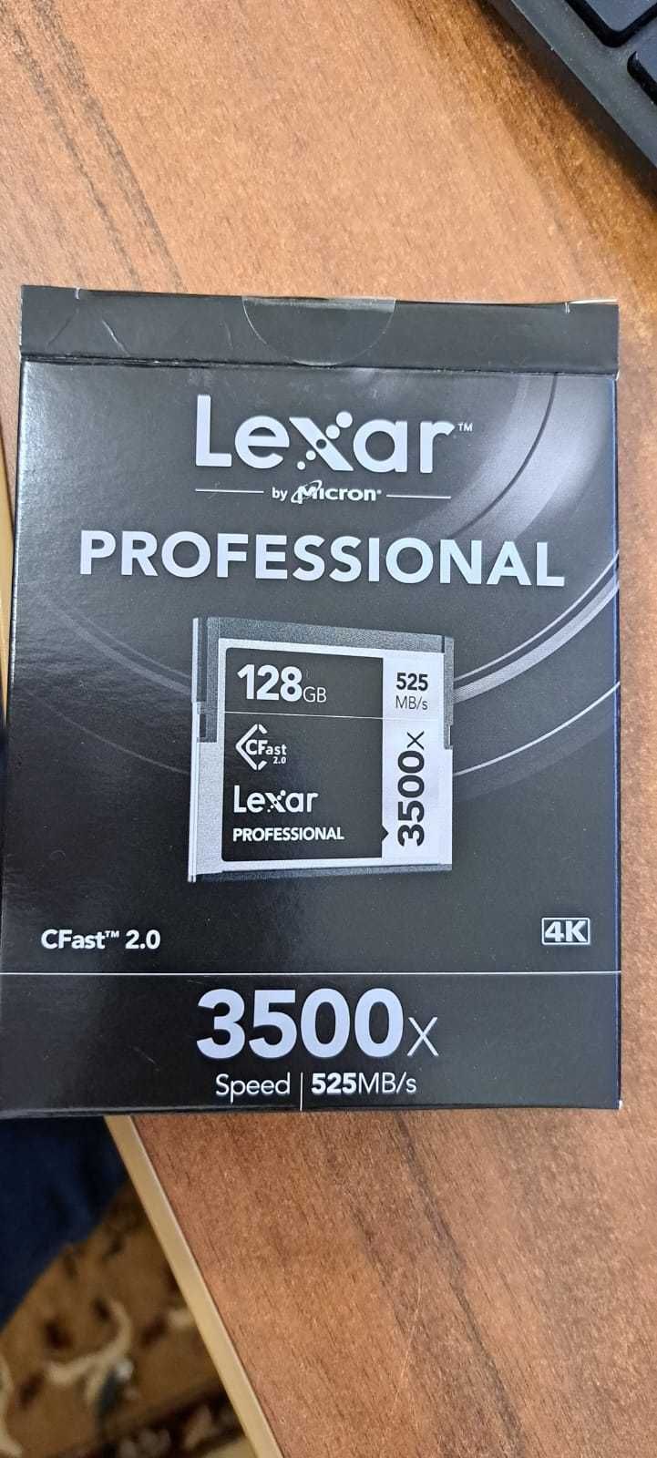 Carduri CFast 128 GB NOI LEXAR PRO