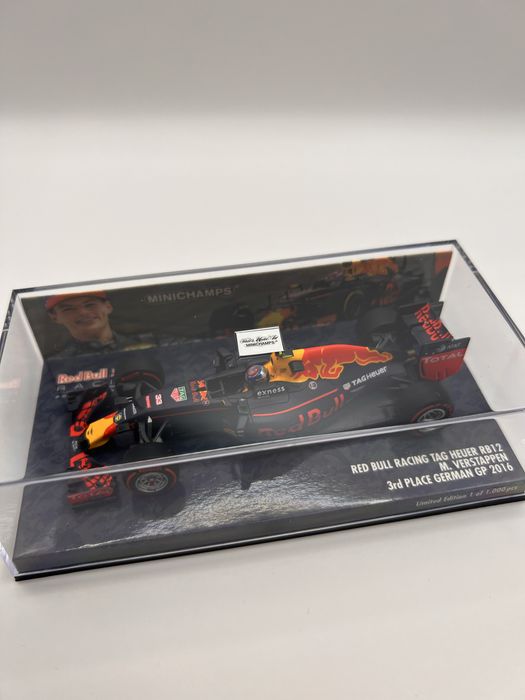 Macheta Red Bull Racing TAG Heuer RB12, M. Verstappen, Minichamps 1:43